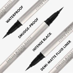 LINEWORK FLUID PAINT BRUSH LINER 18 LINEWORK FLUID PAINT BRUSH LINER -Luxe Beauty LNWK Onyx EDU 02