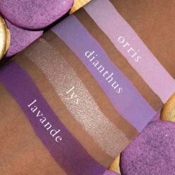 PETITS FOURS PIGMENT PALETTE - LAVANDE 8 PETITS FOURS PIGMENT PALETTE - LAVANDE -Luxe Beauty ViseartParisPetitsFoursLavandeSwatchesDeep