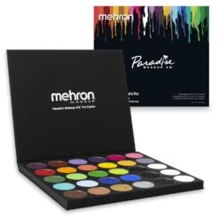PARADISE MAKEUP AQ 30 - 30 COLOUR ASSORTMENT PALETTE -Luxe Beauty mehron paradise makeup aq 30 30 colour assortment palette p4407 21396 image