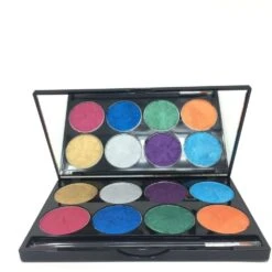 PARADISE MAKEUP AQ BRILLIANT METALLIC - 8 COLOUR FACE PAINTING PALETTE